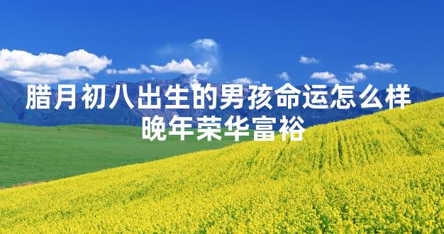 腊月初八出生的男孩命运怎么样 晚年荣华富裕